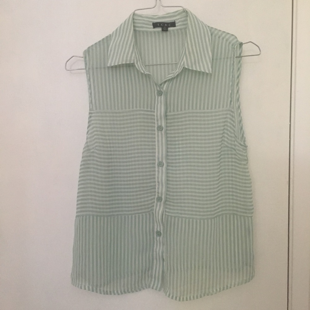 TCEC Sleeveless Top | Mint Green